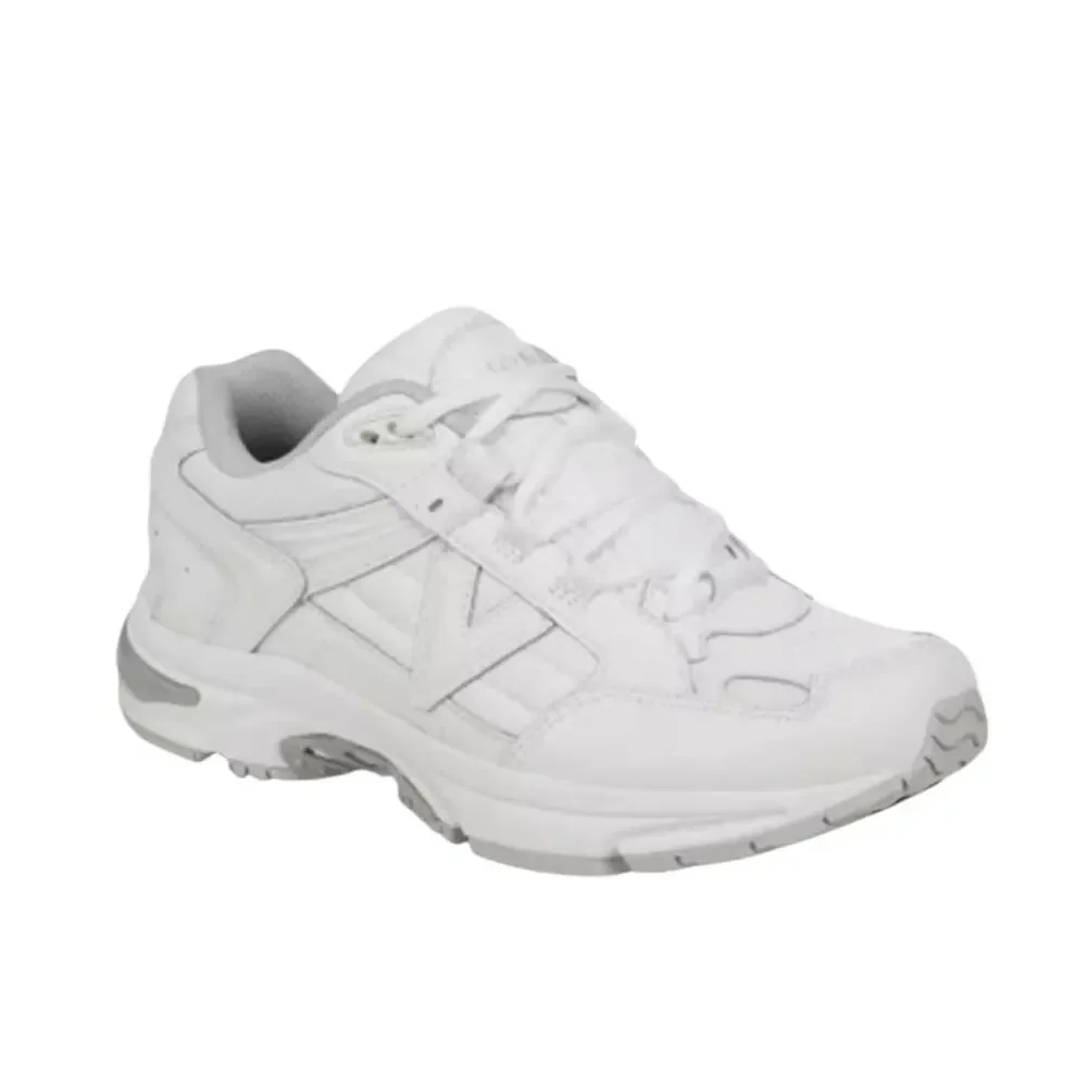 Vionic Women Sneakers White 23Walk 2.0 Comfy Shoes Size 8.5 Orthopedic Leather